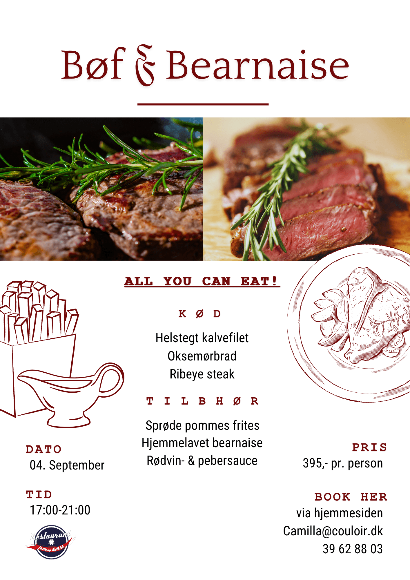 Bøf & Bearnaise flyer